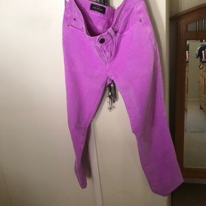 J crew toothpick jeans in magenta